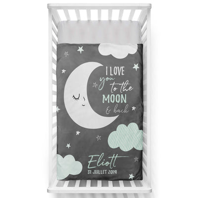 I Love You to the Moon (menthe) - HibouTChoux