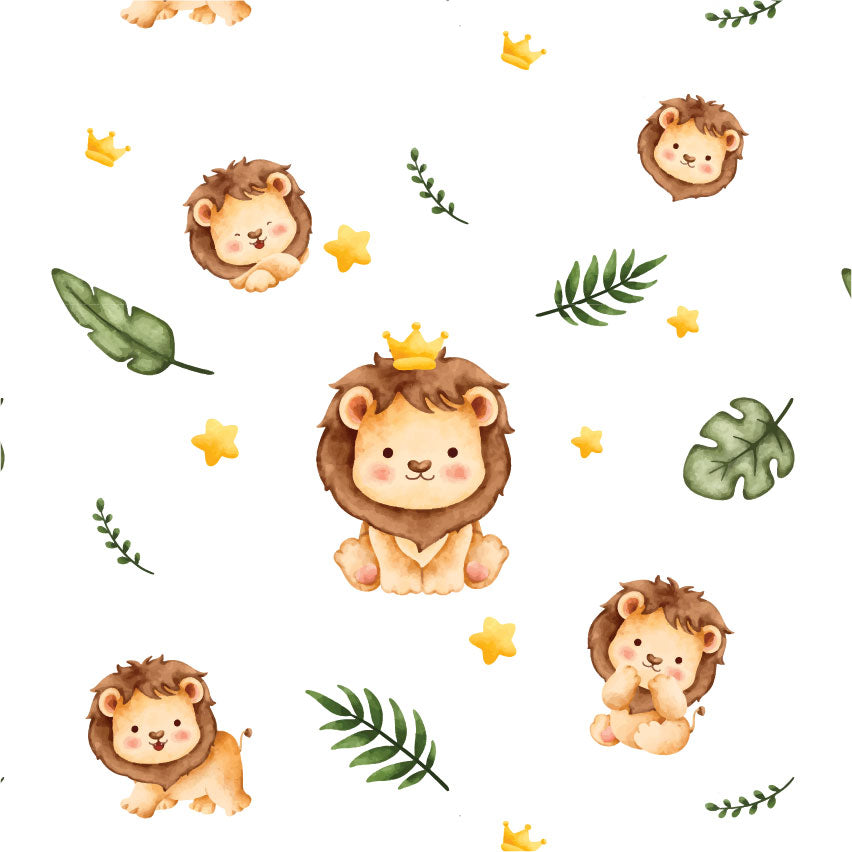 Tissus Minky - Lion