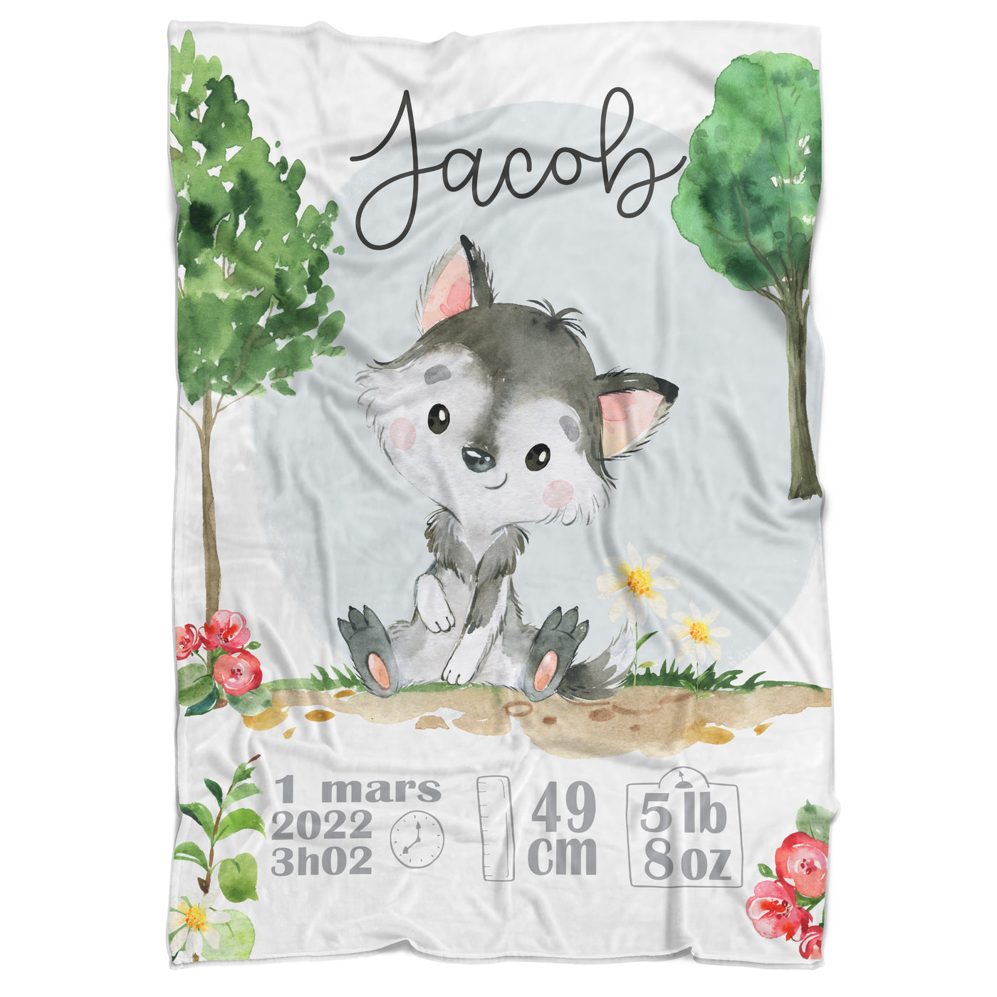 Couverture de naissance Loup