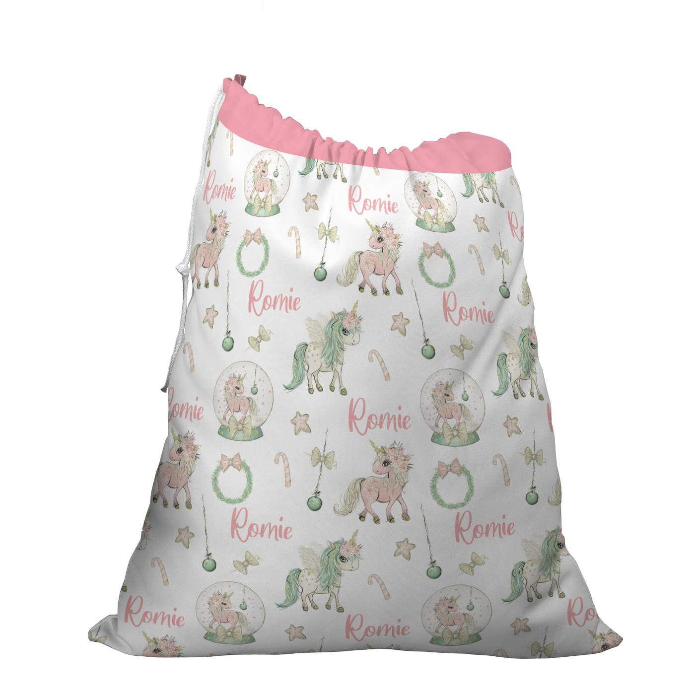Sacs de Noël licorne - Minky