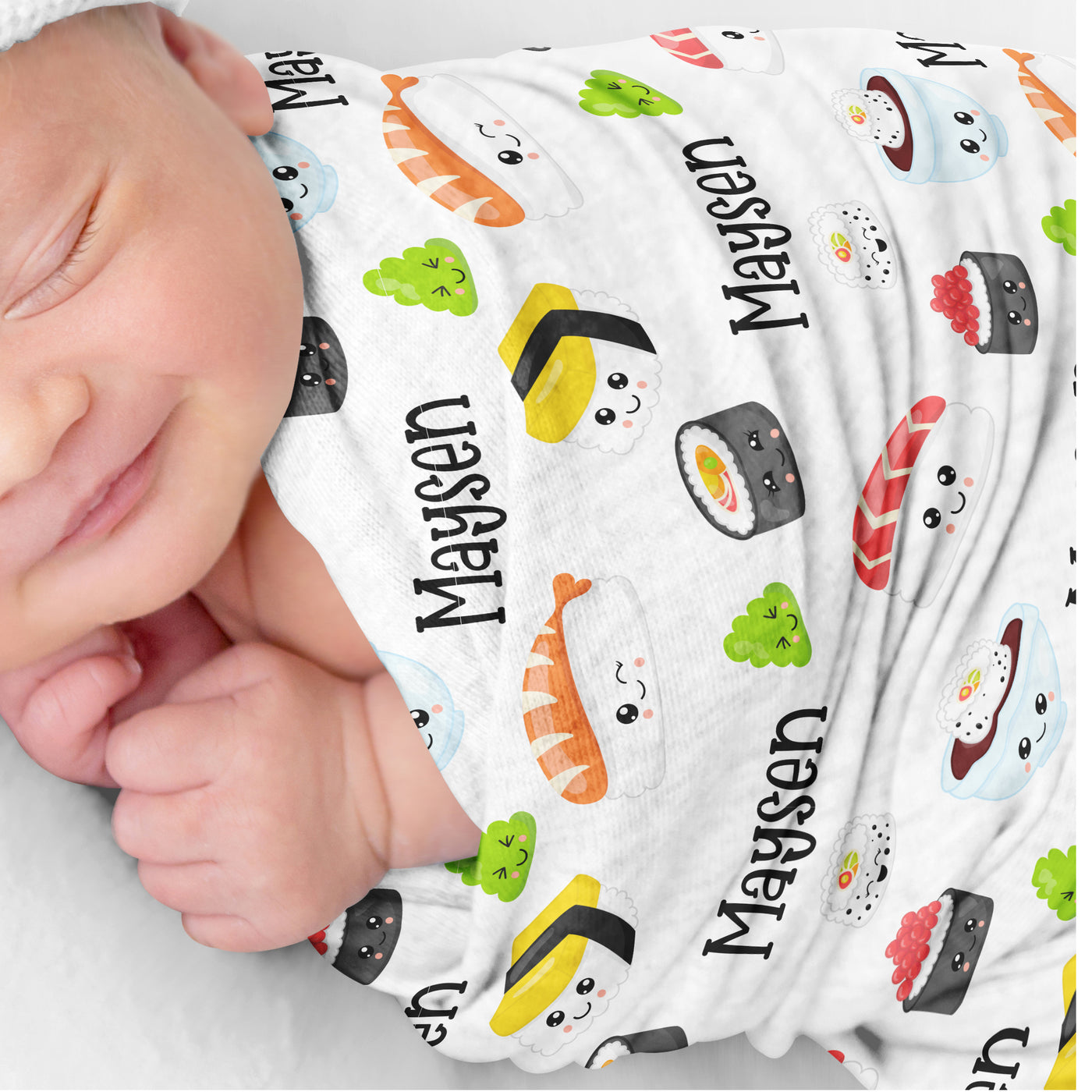 Sushi - couverture emmaillotage