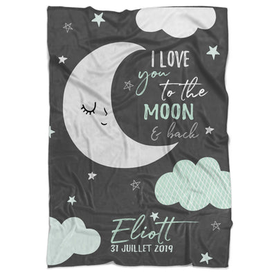 I Love You to the Moon (menthe) - HibouTChoux