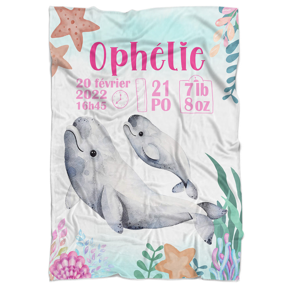 Couverture de naissance baleine 2