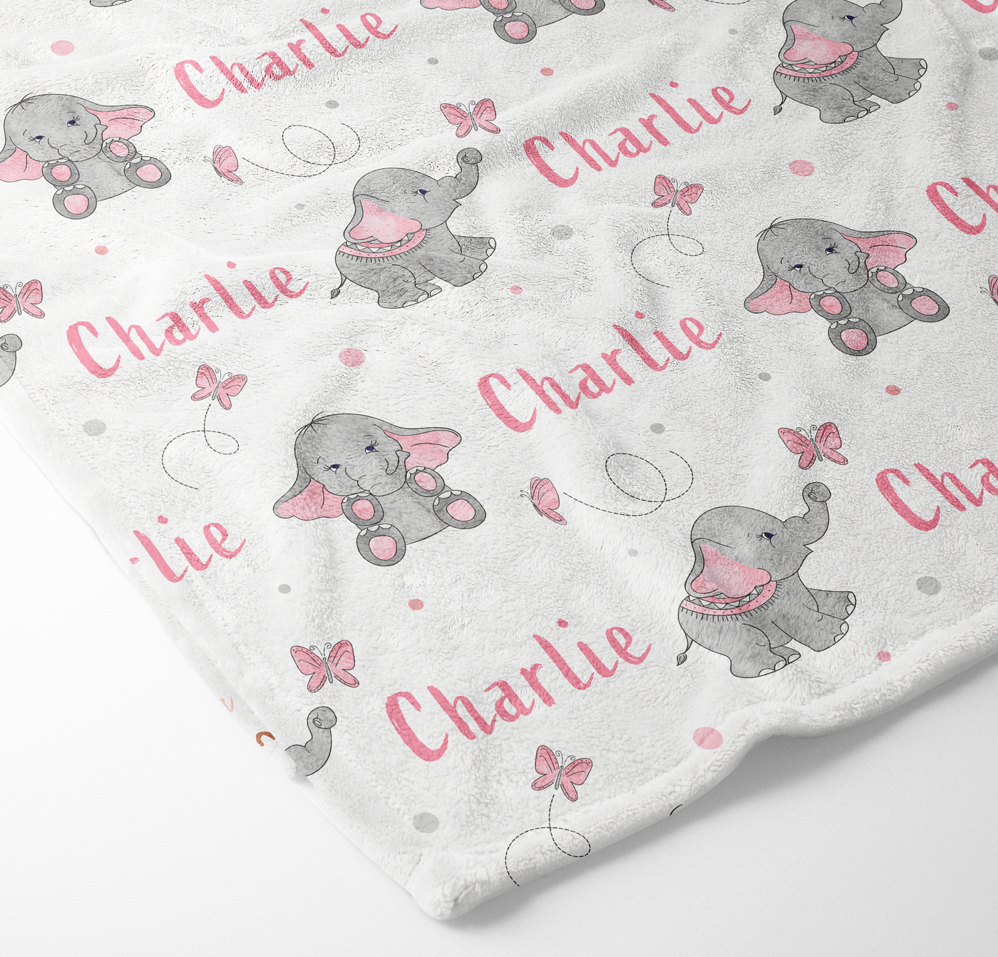 Couverture personnalisée - Éléphants