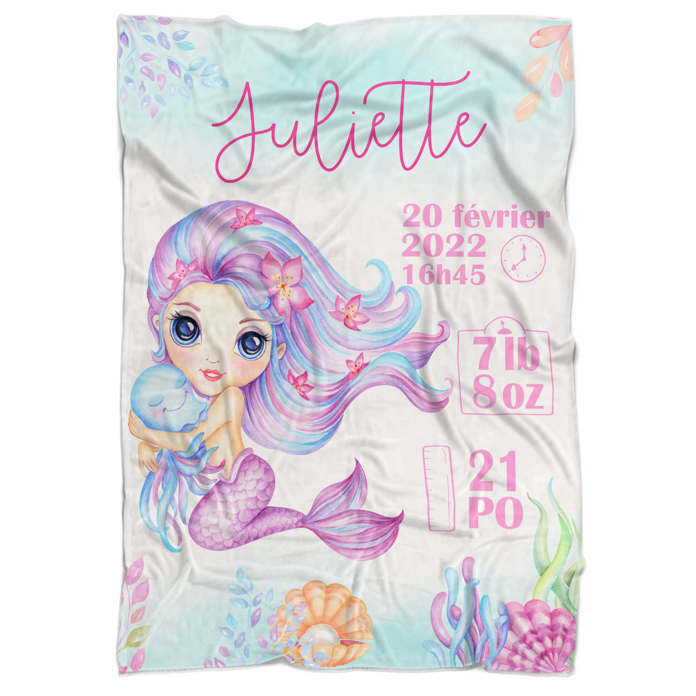 Couverture de naissance Sirène