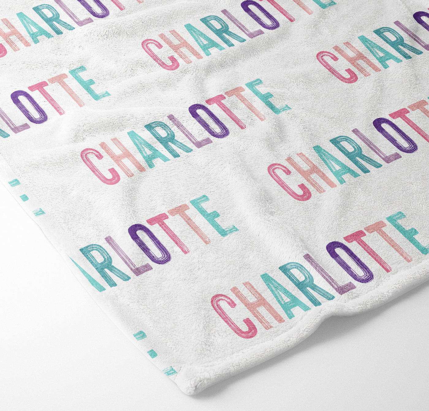 Couverture personnalisée JUMBO  - NOM tons licorne