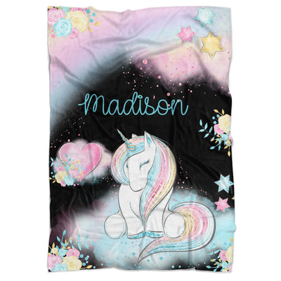 Licorne Arc-en-ciel (noir) - HibouTChoux