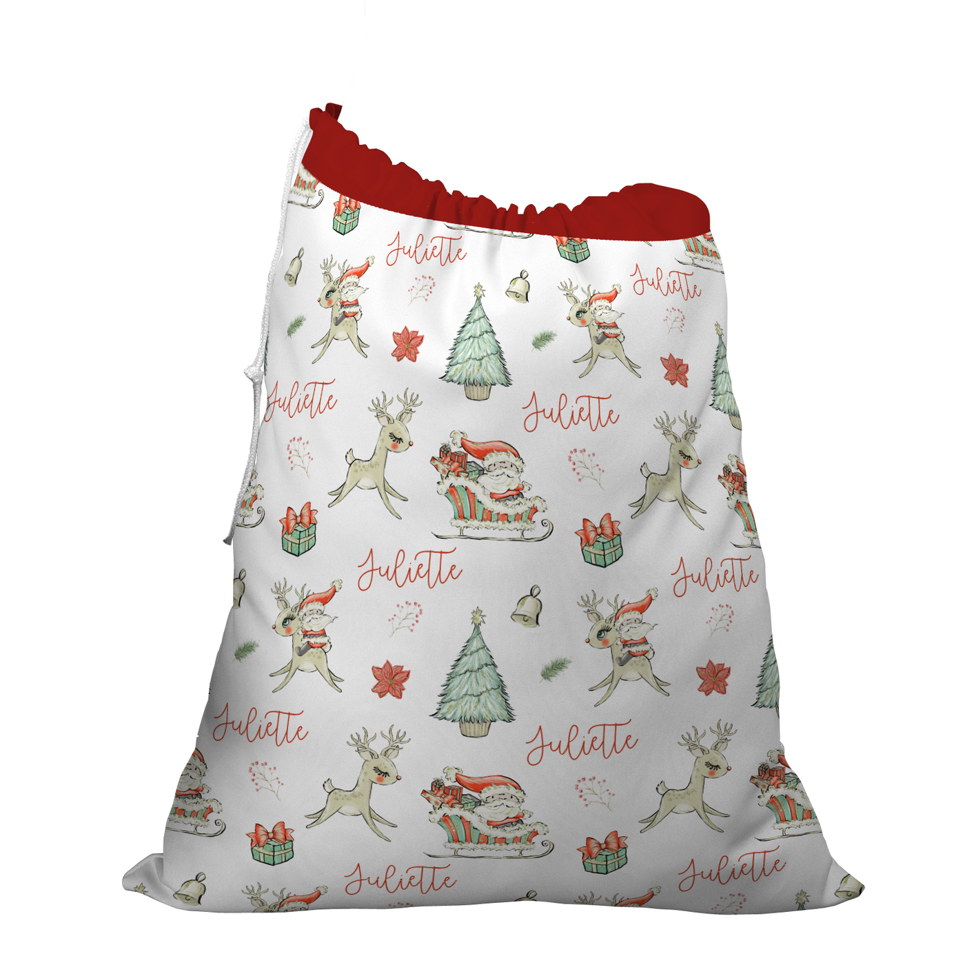 Sacs de Noël traineau - Minky